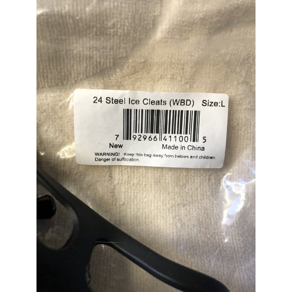 Shaddock Adult Ice Snow Hiking Traction Anti Slip Cleats Size Large w/ Carry Bag - Picture 5 of 9